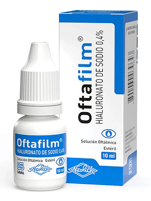 Oftafilm Hialuronato de sodio 0,4 % Solución oftálmica 10 ml.