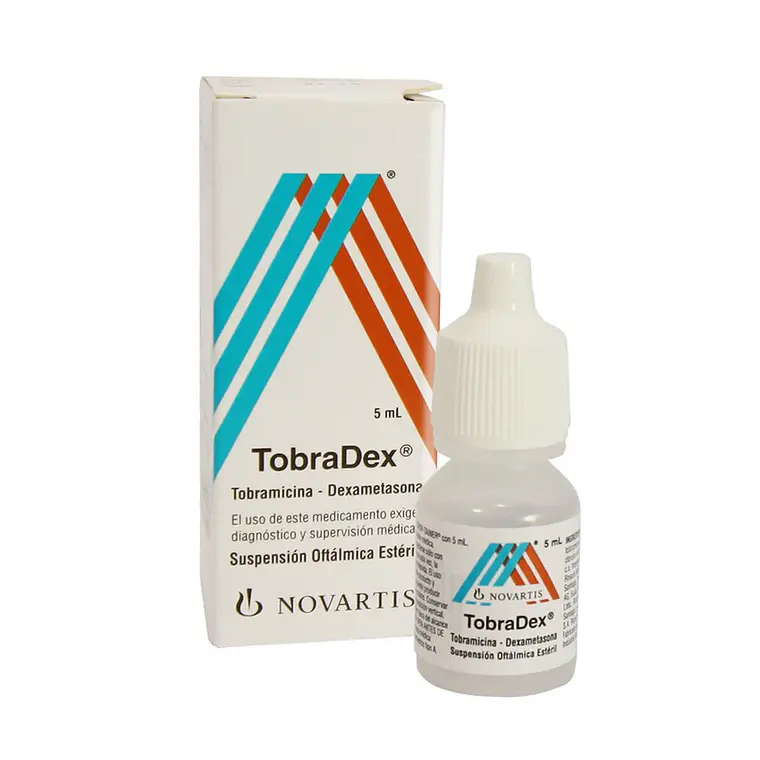 Tobradex Dexametasona, Tobramicina Solución oftálmica 5 ml. 1