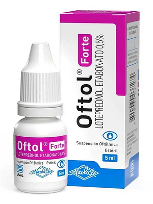 Oftol Forte Loteprednol 0,5% Solución oftálmica 5 ml.