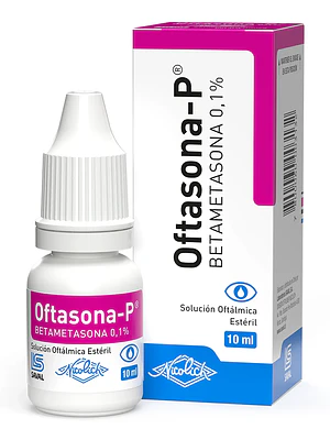 Oftasona-P Betametasona 0,1 % Solución oftálmica 10 ml.