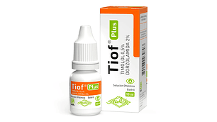Tiof Plus Timolol / Dorzolamida Solución Oftálmica 10ml