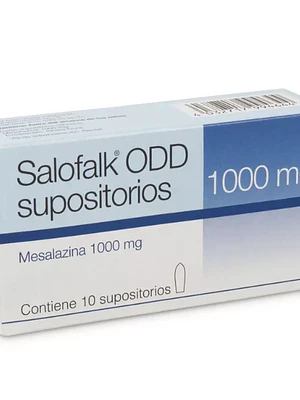 Salofalk ODD Mesalazina 1 g 10 Supositorios.