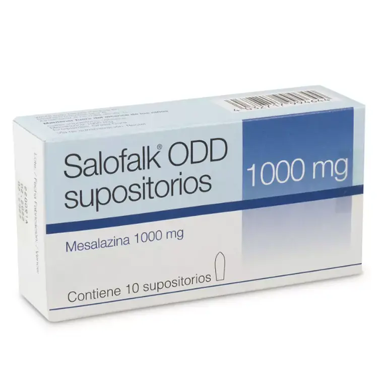 Salofalk ODD Mesalazina 1 g 10 Supositorios. 1