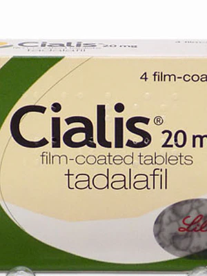 Cialis Tadalafilo 20 mg 4 Comprimidos recubiertos.