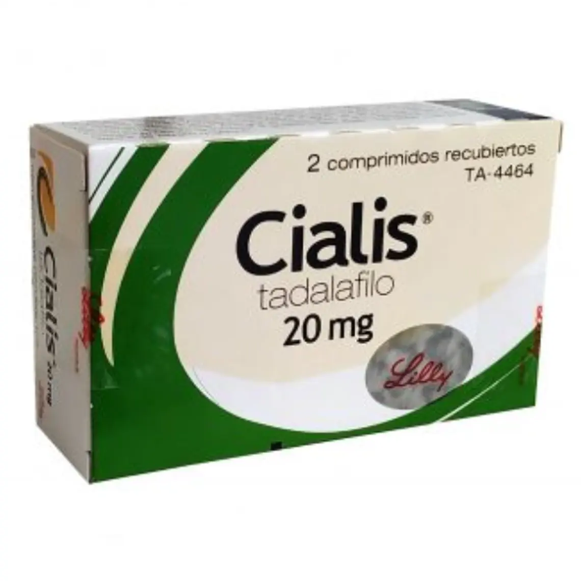 Cialis Tadalafilo 20 mg 2 Comprimidos recubiertos. 1