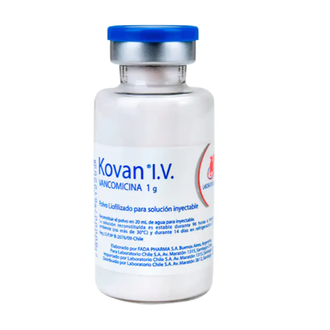 Kovan I.V. 1000 mg 25 Ampollas inyectables. 1