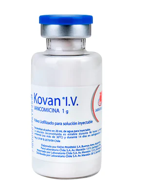 Kovan I.V. 1000 mg 25 Ampollas inyectables.