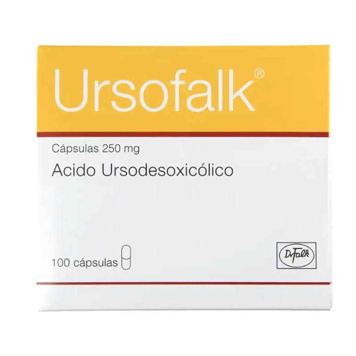 Ursofalk Ácido Ursodesoxicólico 250mg 100 Cápsulas 1