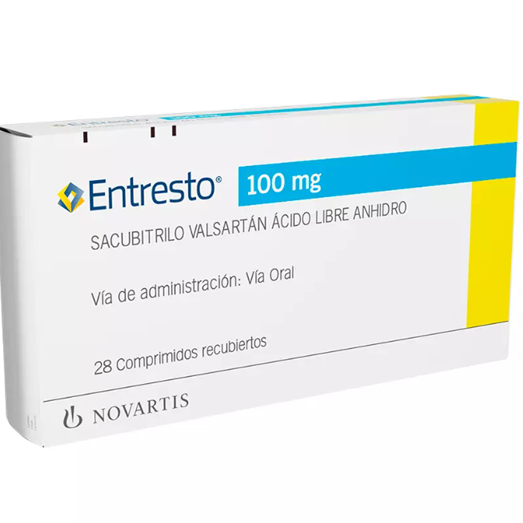 Entresto 100mg Sacubitrilo / Valsartan 28 Comprimidos Recubiertos 1