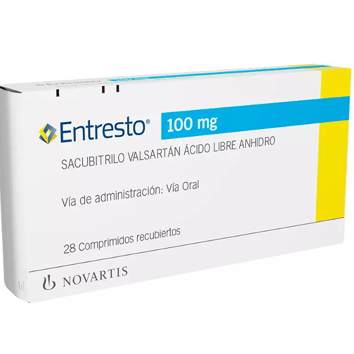 Entresto 100mg Sacubitrilo / Valsartan 28 Comprimidos Recubiertos 1