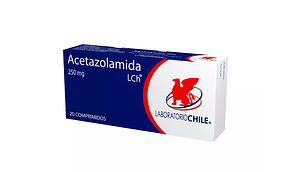 Acetazolamida 250mg 20 Comprimidos