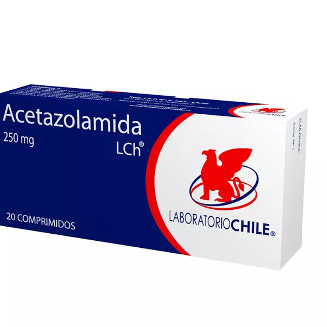 Acetazolamida 250mg 20 Comprimidos 1