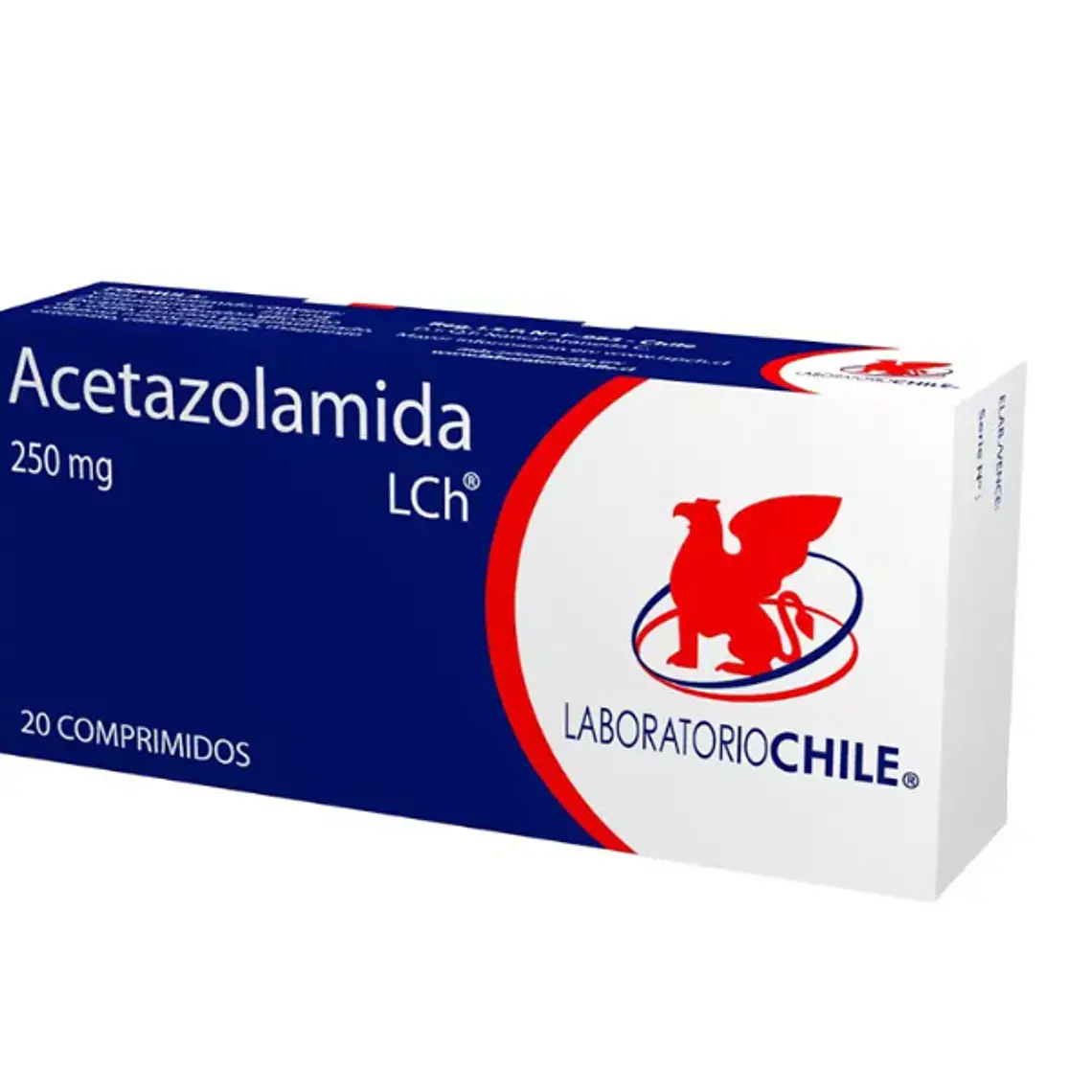 Acetazolamida 250 mg 20 Comprimidos. 1