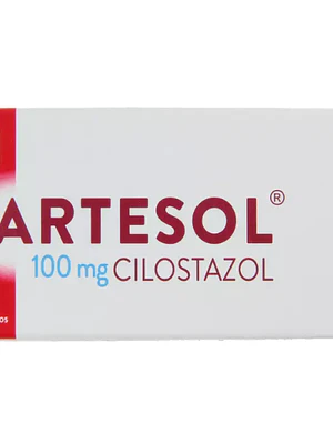 Artesol  Cilostazol 100 mg 30 Comprimidos.