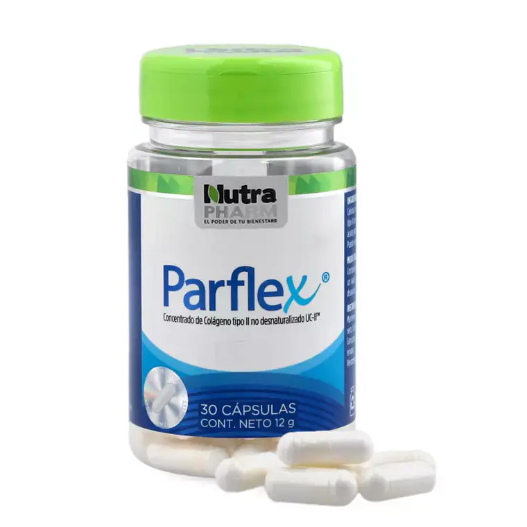 Parflex Colágeno tipo II 30 Cápsulas. Nutra Pharm 1