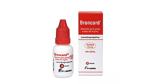 Broncard Levodropropizina 60 mg/ml Gotas 15 ml.
