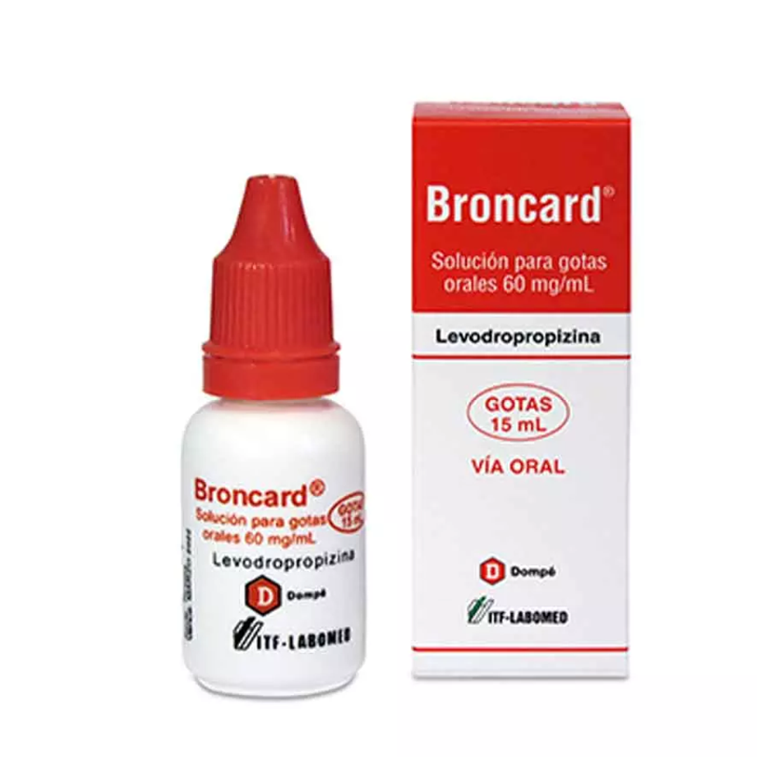 Broncard Levodropropizina 60mg/ml Oral Gotas 15ml 1