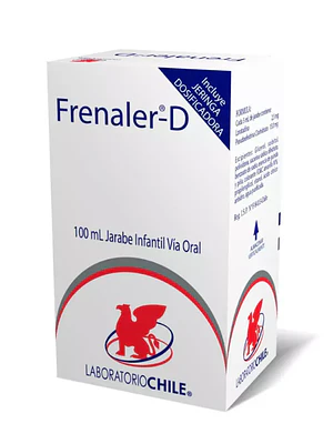 Frenaler-D Loratadina, Pseudoefedrina Jarabe Infantil 100 ml.