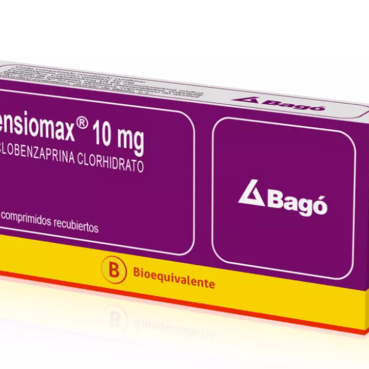 Tensiomax (B) Ciclobenzaprina 10mg 20 Comprimidos Recubiertos 1