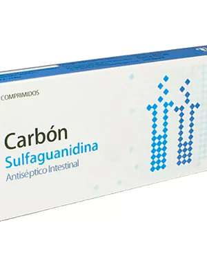 Carbón Sulfaguanidina 20 Comprimidos.