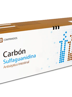 Carbón Sulfaguanidina 100 Comprimidos.