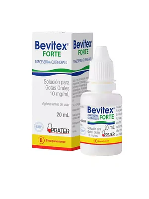 Bevitex Forte Pargeverina 10 mg/ ml Gotas 20 ml.