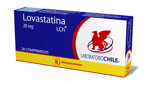 Lovastatina (B) 20mg 28 Comprimidos