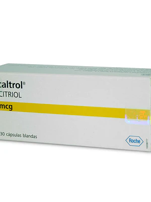 Rocaltrol Calcitriol 0,5 mcg 30 Cápsulas blandas.
