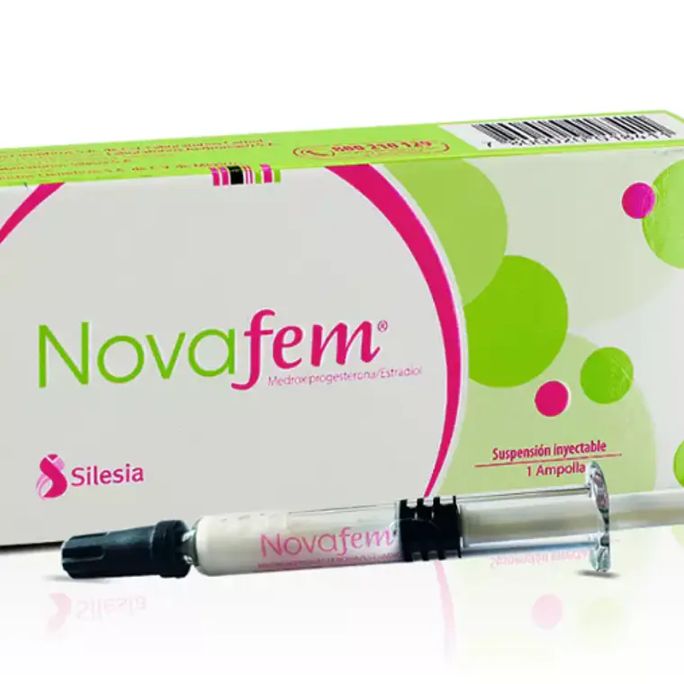 Novafem Medroxiprogesterona / Estradiol 1 Jeringa prellenada. 1