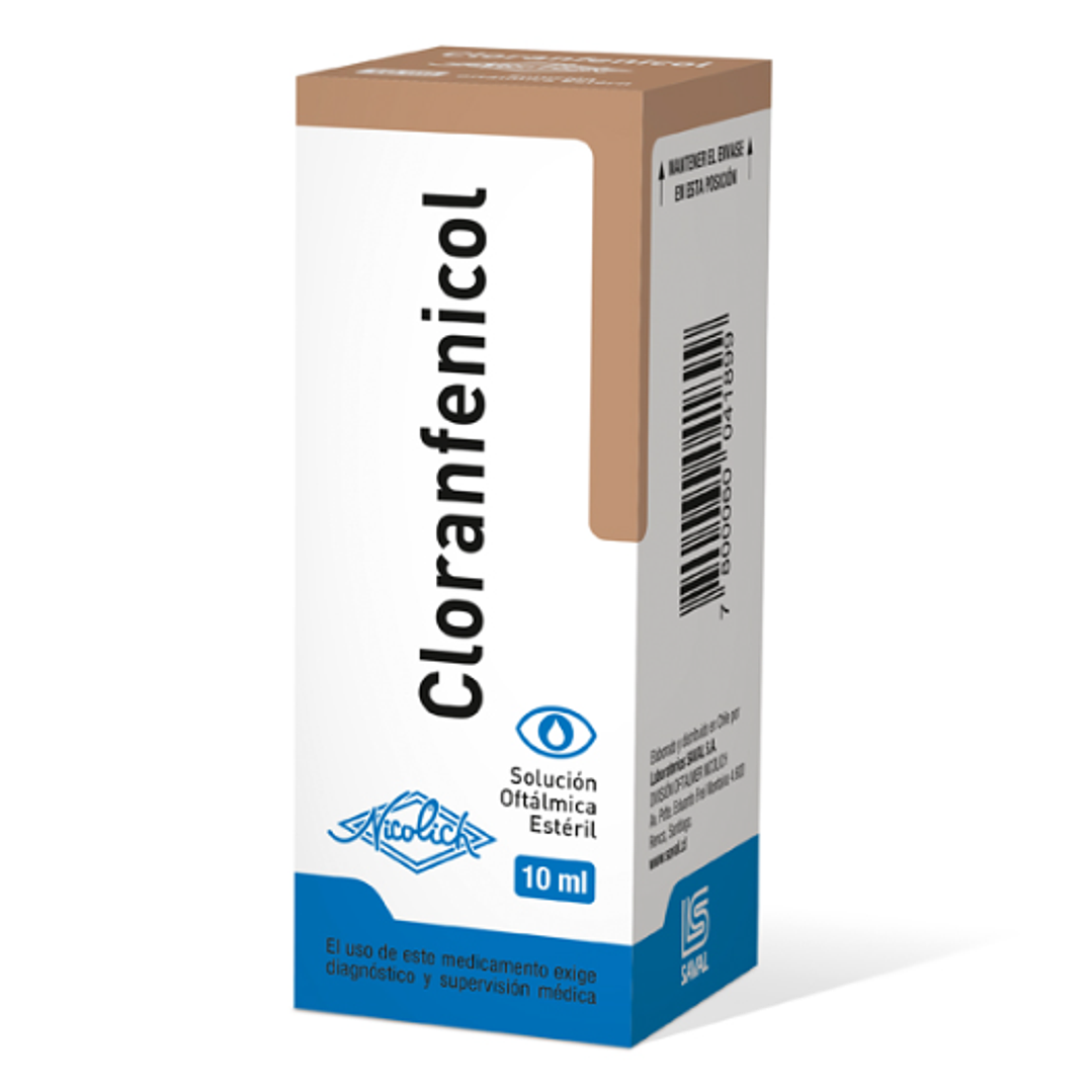 Cloranfenicol 0.5% Solución Oftálmica  10 ml 1