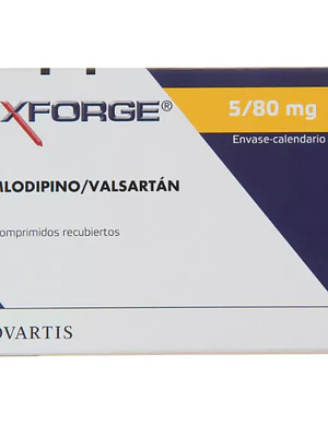 Exforge 5/80 mg Amlodipino / Valsartán 56 Comprimidos recubiertos.