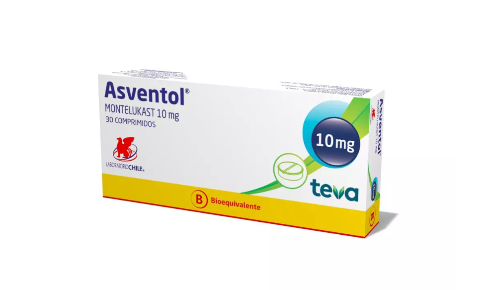 Asventol 10 mg x 30 comprimidos