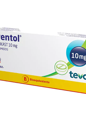 Asventol (B) Montelukast 10 mg 30 Comprimidos.