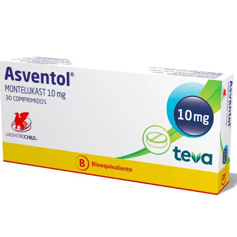 Asventol (B) Montelukast 10 mg 30 Comprimidos. 1