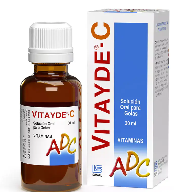 Vitayde-C Vitaminas ADC Gotas 30 ml. 1