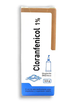 Cloranfenicol 1% Ungüento oftálmico 3,5 g.