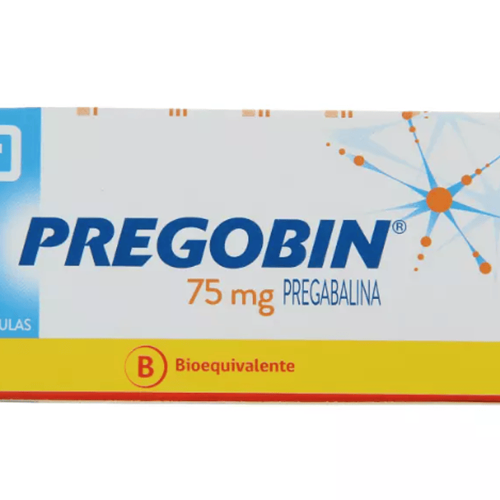 Pregobin (B) Pregabalina 75mg 30 Cápsulas 1