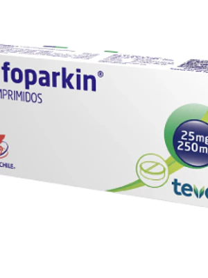 Grifoparkin Carbidopa Levodopa 25/250 mg 30 Comprimidos.