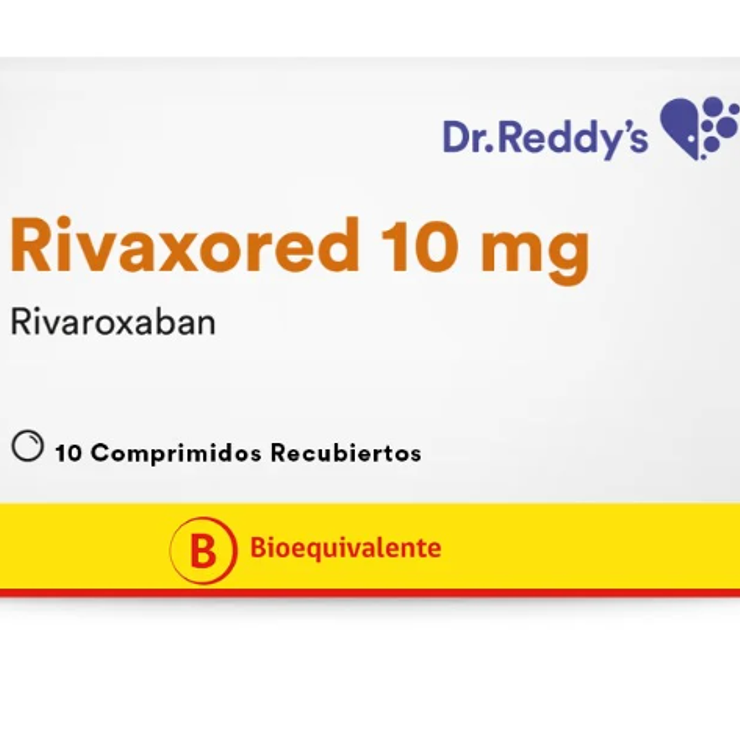 Rivaxored Rivaroxabán 10 mg 10 comprimidos recubiertos 1