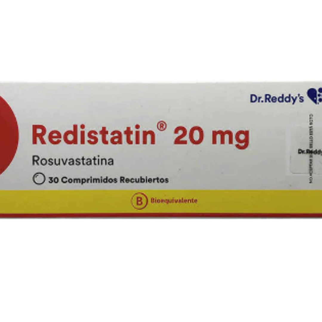 Redistatin Rosuvastatina 20mg por 30 comprimidos 1