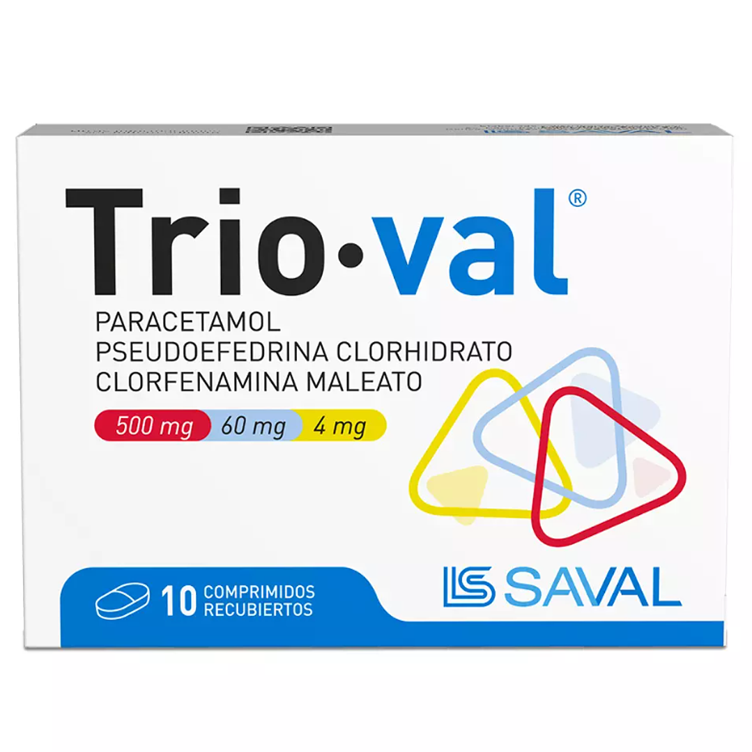 Trio Val Paracetamol 10 Comprimidos 1