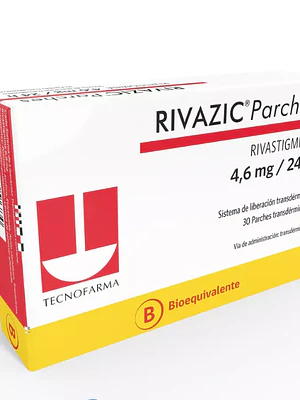 Rivazic (B) Rivastigmina 4,6 mg / 24 h  30 Parches transdérmicos.