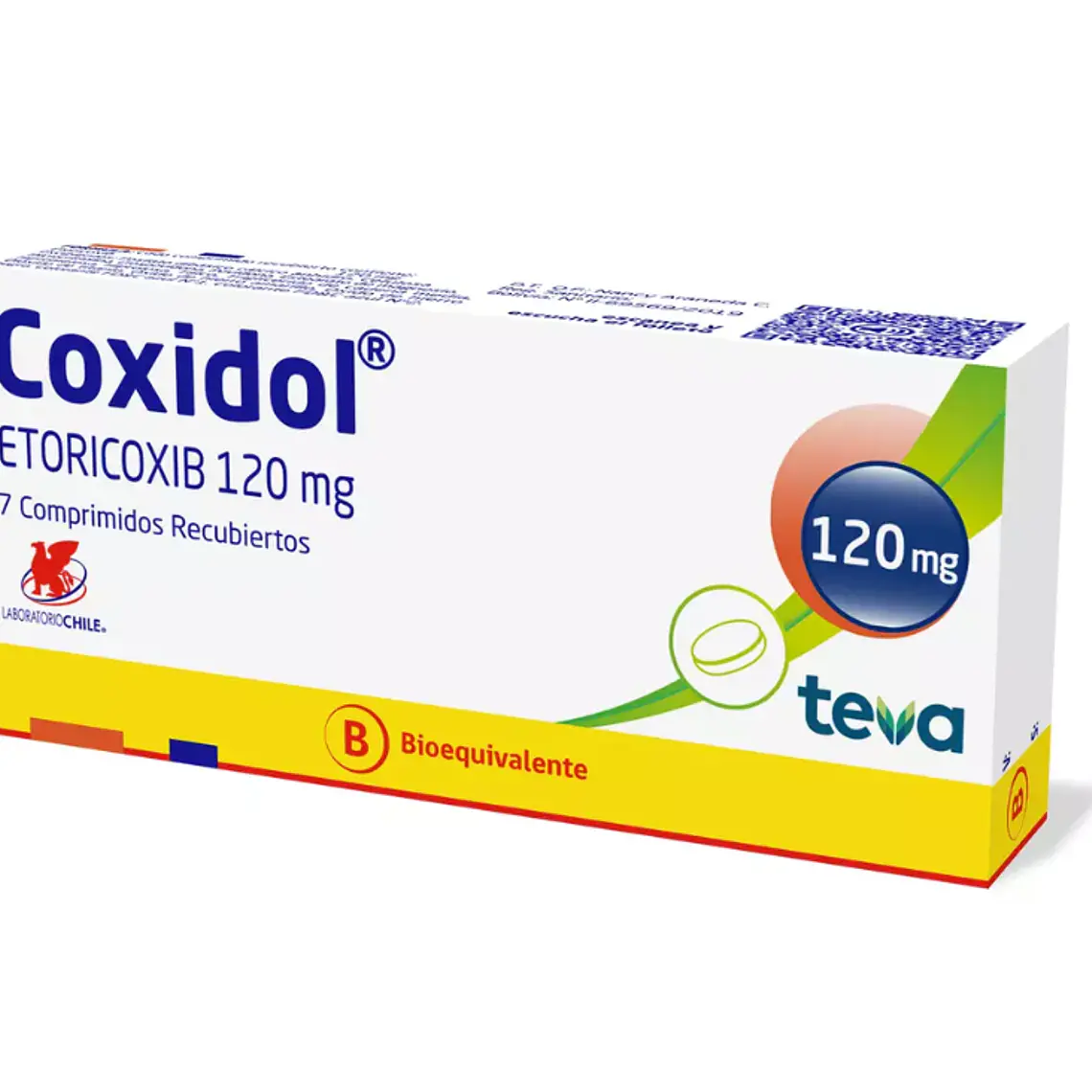 Coxidol (B) Etoricoxib 120 mg 7 Comprimidos recubiertos. 1