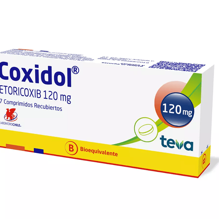 Coxidol (B) Etoricoxib 120mg 7 Comprimidos Recubiertos 1