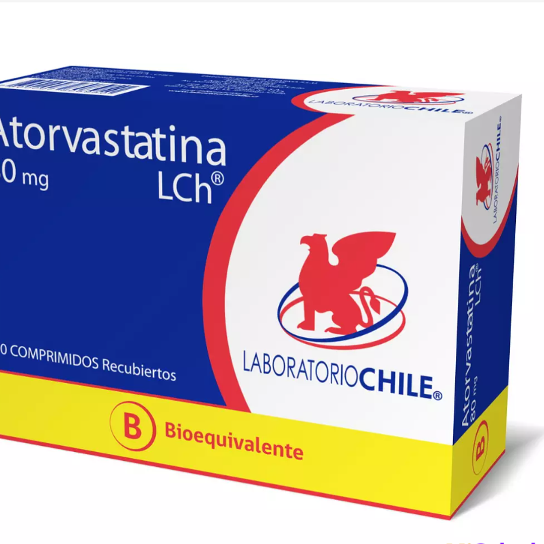 Atorvastatina (B) 80 mg 30 Comprimidos recubiertos. 1