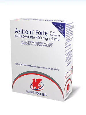 Azitrom Forte Azitromicina 400Mg/5 ml Solución Oral 30 ml