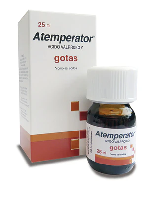 Atemperator Ácido Valproico 375 mg / ml Gotas 25 ml.
