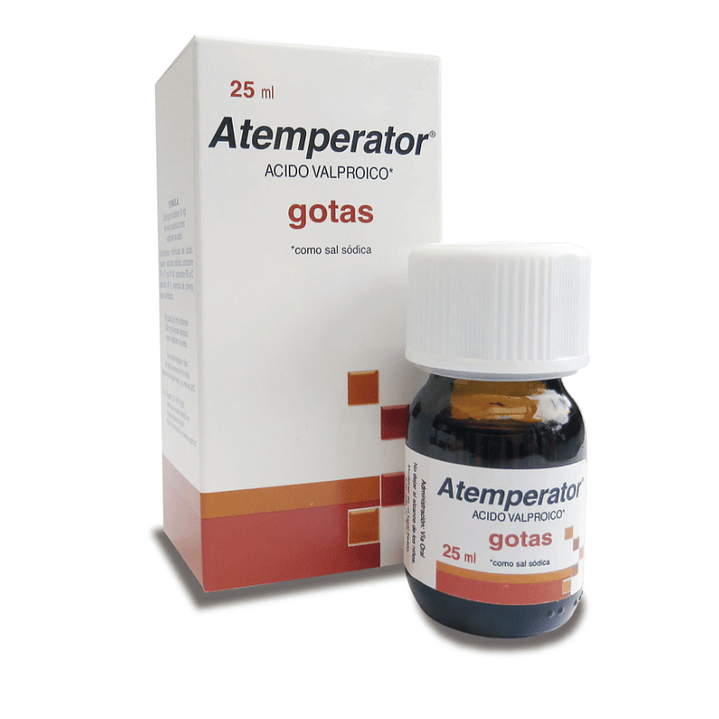 Atemperator Ácido Valproico 375 mg / ml Gotas 25 ml. 1