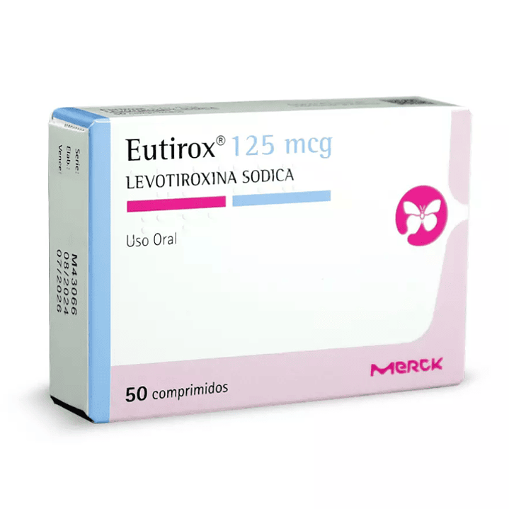 Eutirox (R) Levotiroxina 125mcg 50 Comprimidos 1