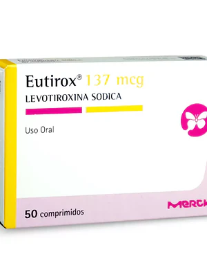 Eutirox Levotiroxina 137 mcg 50 Comprimidos.